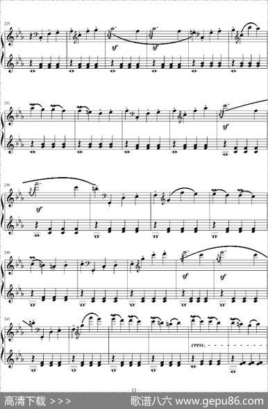 悲怆奏鸣曲第一乐章