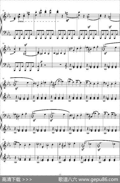 悲怆奏鸣曲第一乐章
