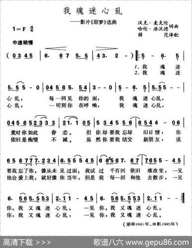我魂迷心乱（美）
