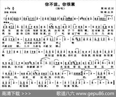 你不说，你很累 - 梁邵武|陆建业