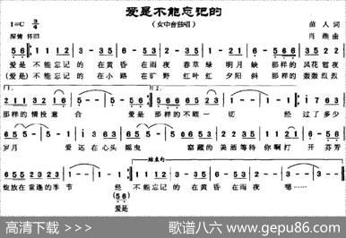 爱是不能忘记的（苗人词肖燕曲） - 苗人|肖燕