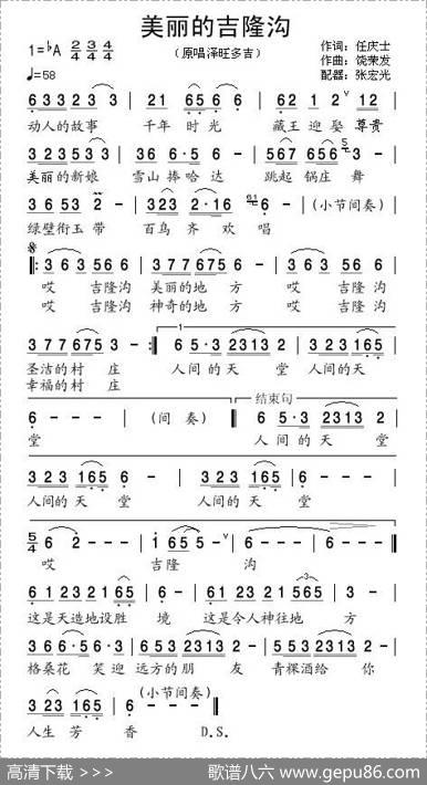 美丽的吉隆沟 - 任庆士|饶荣发