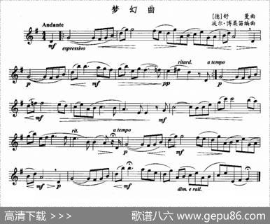 梦幻曲（5个版本）|[德]舒曼
