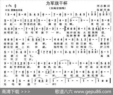 为军旗干杯 - 刘志毅|张新用