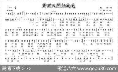 美丽人间任我走 - 葛逊