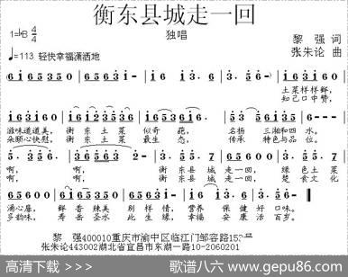 衡东县城走一回 - 黎强|张朱论