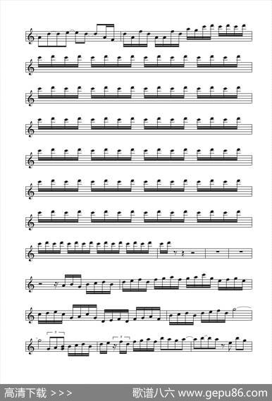 ClassicalGas（小提琴谱）
