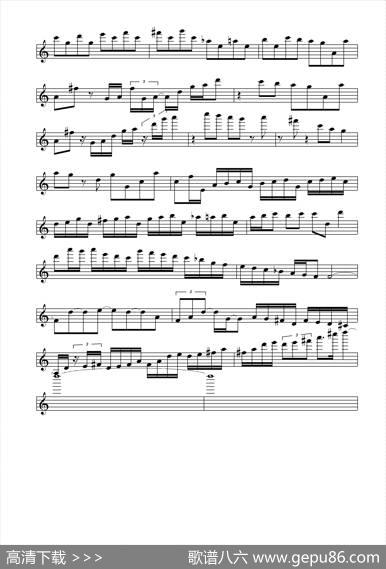 ClassicalGas（小提琴谱）