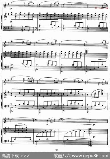 晚祷evensong（小提琴+钢琴谱）