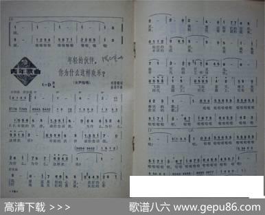 年轻的伙伴，你为什么这样欢乐（青年歌曲） - 刘景绮|金苗苓