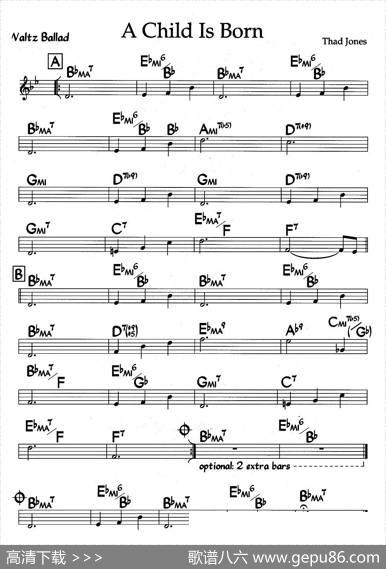 AChildIsBorn（爵士钢琴曲）