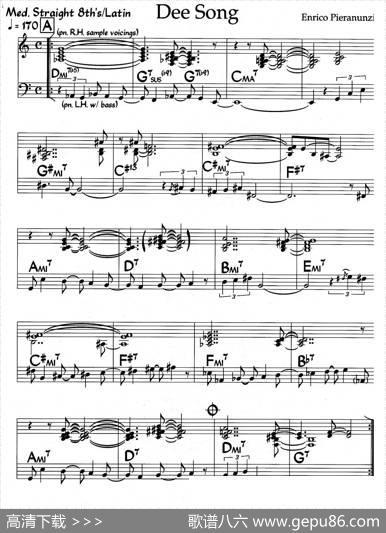 DeeSong（爵士钢琴曲）