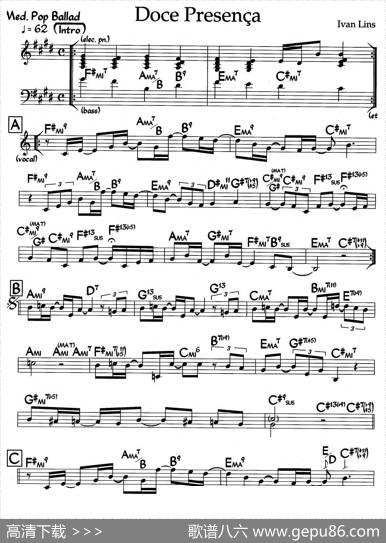 DocePresenca（爵士钢琴曲）