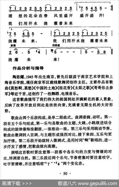 祖国正是花季（胡宏伟词陶思耀曲） - 胡宏伟|陶思耀