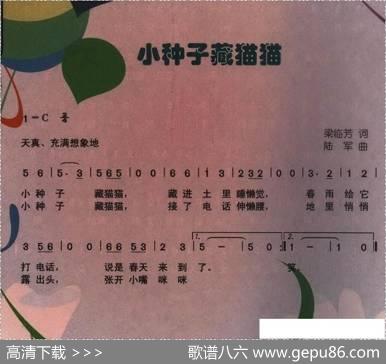 小种子藏猫猫 - 梁临芳|陆军