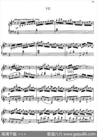 20PetitesEtudes,Op.91（20首小型练习曲）（7）|莫什科夫斯基
