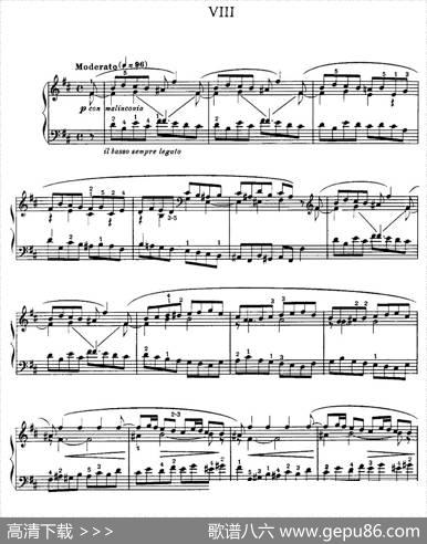 20PetitesEtudes,Op.91（20首小型练习曲）（8）|莫什科夫斯基