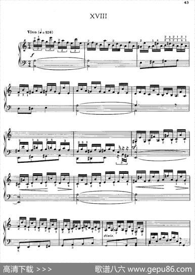 20PetitesEtudes,Op.91（20首小型练习曲）（18）|莫什科夫斯基