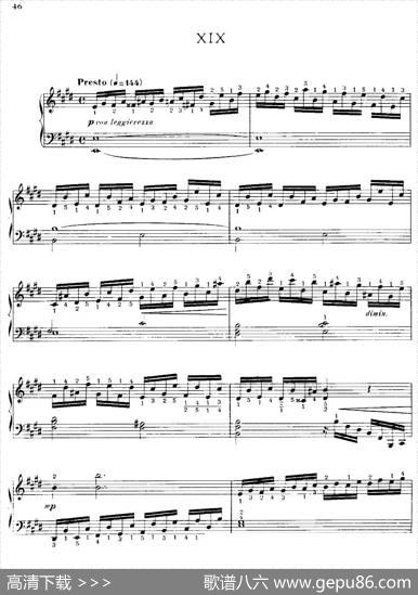 20PetitesEtudes,Op.91（20首小型练习曲）（19）|莫什科夫斯基