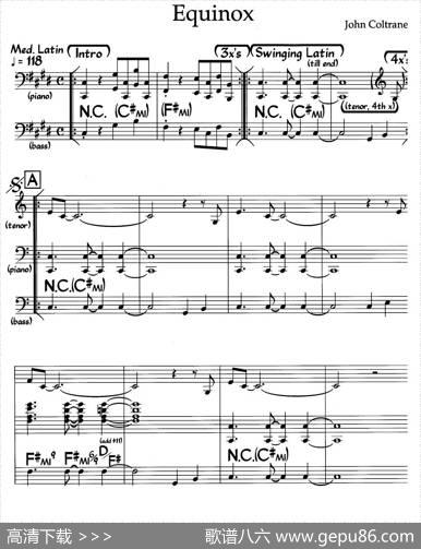 Equinox（爵士钢琴曲）