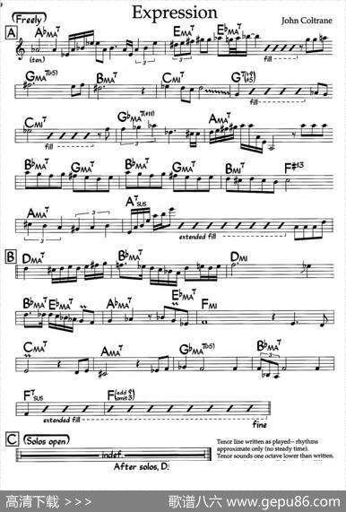 Expression（表情）（爵士钢琴曲）