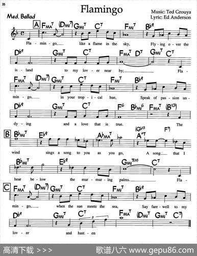 Flamingo（火烈鸟）（爵士钢琴曲）