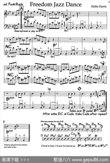 FreedomJazzDance（自由爵士舞）（爵士钢琴曲）
