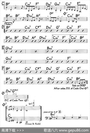 Gertrude'sBounce（爵士钢琴曲）