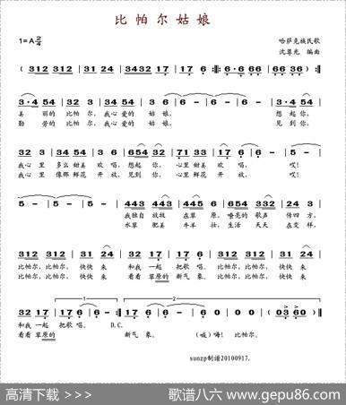 比帕尔姑娘|沈尊光
