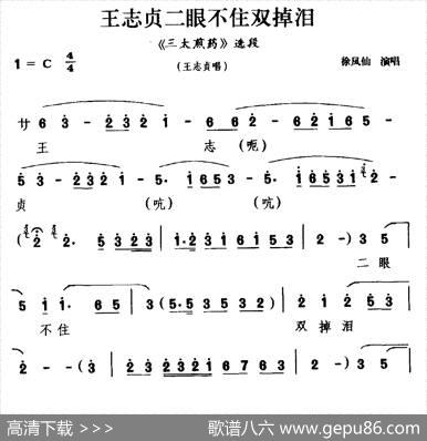 [婺剧]王志贞二眼不住双掉泪（《三太煎药》选段王志贞唱）