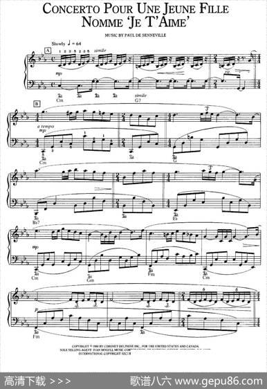 ConcertoPourUneJeuneFilleNommee`jeT`aime`