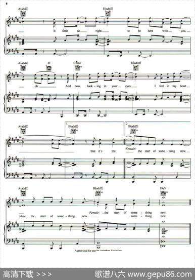 [美]StartOfSomethingNew（正谱）