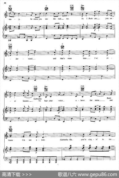 [美]YouAretheMusicinMe(SharpayVersion)（正谱）