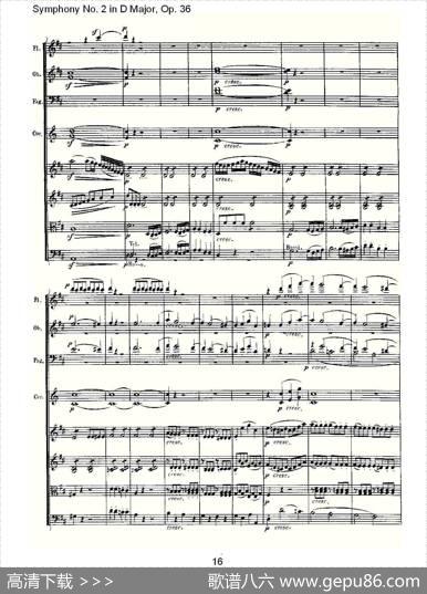 SymphonyNo.2inDMajor,Op.36（D大调第二交响曲Op.3）