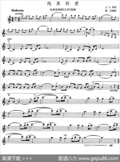 纯真的爱（电视剧《大学》插曲）|王小勇