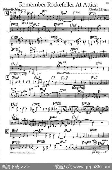 RememberRockefellerAtAttica（爵士钢琴曲）