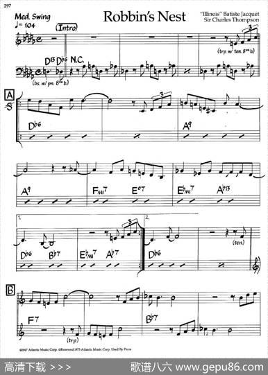 Robbin'sNest（爵士钢琴曲）