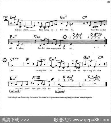 SaveYourLoveForMe（爵士钢琴曲）