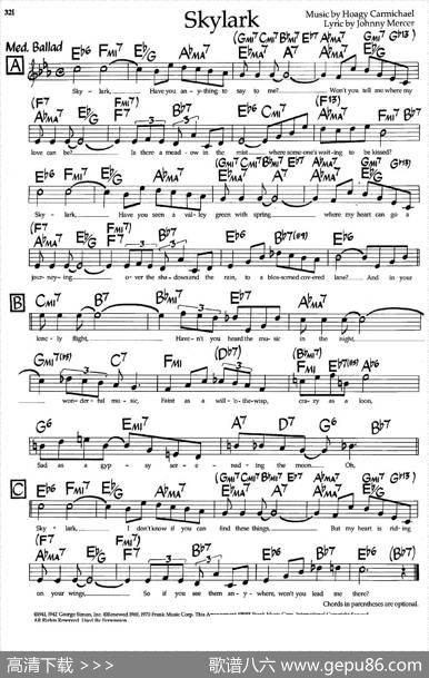 Skylark（爵士钢琴曲）