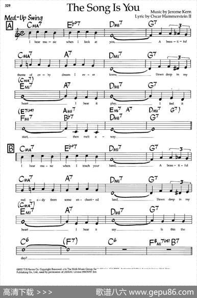 TheSongIsYou（爵士钢琴曲）