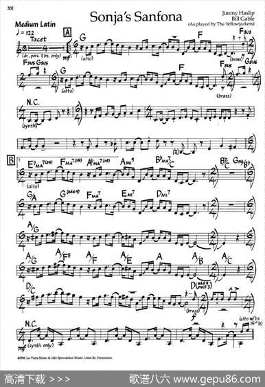 Sonja'sSanfona（爵士钢琴曲）