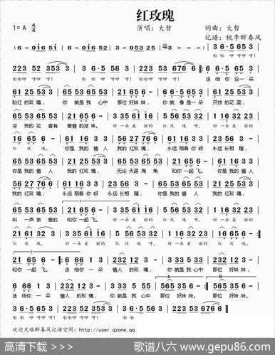 红玫瑰（大哲词曲） - 大哲|大哲