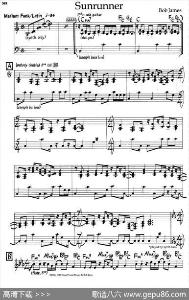 Sunrunner（爵士钢琴曲）