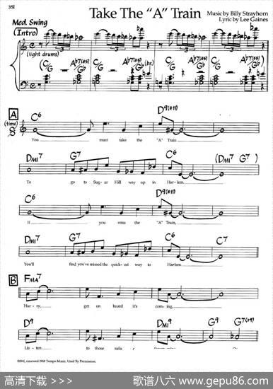 TakeTheATrain（爵士钢琴曲）