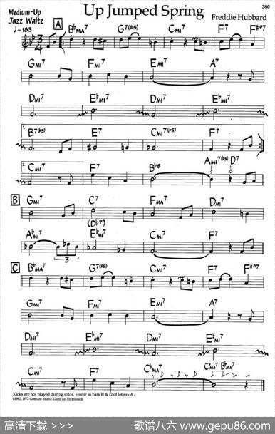 UpJumpedSpring（爵士钢琴曲）