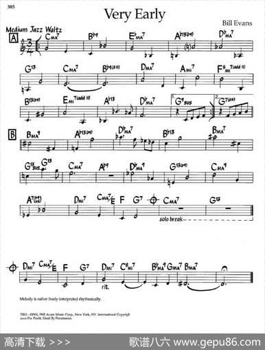 VeryEarly（爵士钢琴曲）