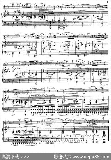Legende（Op.55No.5）（长笛+钢琴伴奏）|[丹麦]安德森