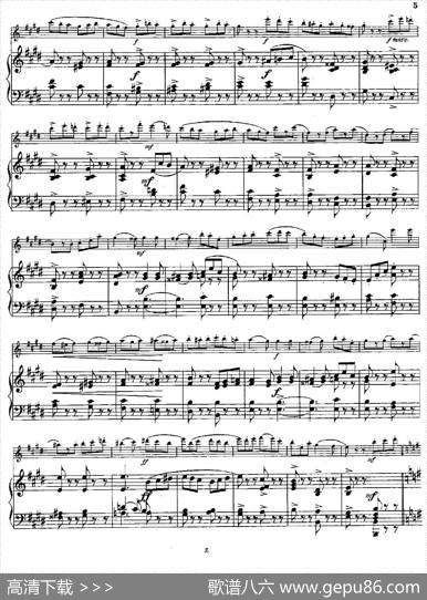 Tarantelle（Op.55No.8）（长笛+钢琴伴奏）|[丹麦]安德森