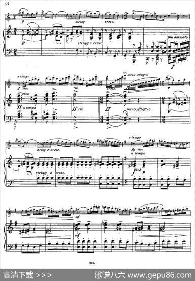 IntroductionetCaprice（Op.58）（长笛+钢琴伴奏）|[丹麦]安德森