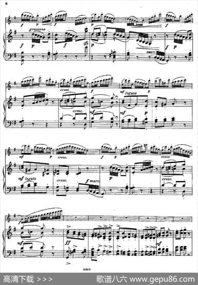 IntroductionetCaprice（Op.58）（长笛+钢琴伴奏）|[丹麦]安德森